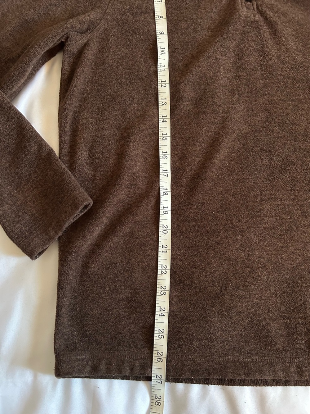 Gander Mountain Brown Quarter Zip Pullover Fleece Size Small